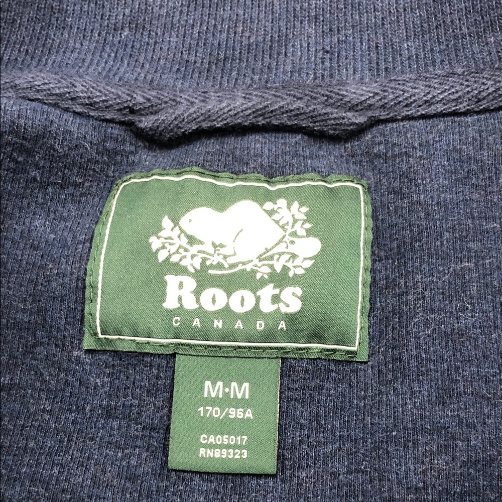 Roots ¼ Zip Sweatshirt – Denim Blue – Medium / Fits Like Men’s Small - Picture 2 of 14
